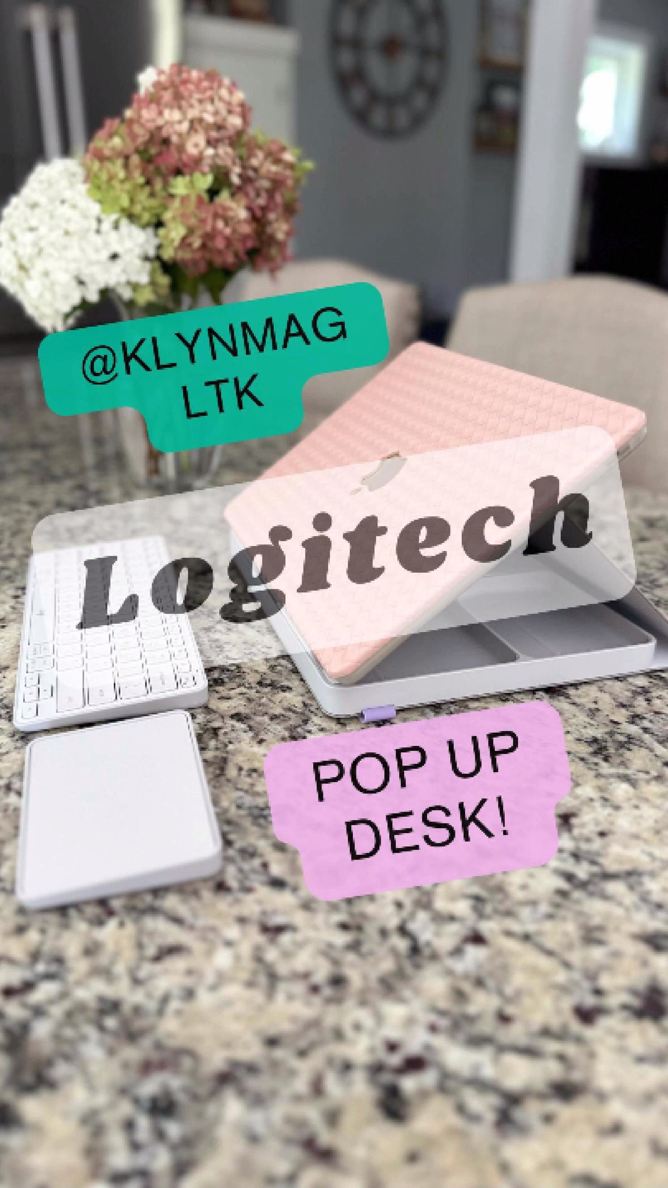 Looking for the perfect gift? The Logitech Casa Pop Up Desk is ideal for students, professionals on the go, or anyone working from home. This sleek setup includes a laptop stand, wireless keyboard, and touchpad, transforming any space into a productive workstation! ♥️🎁

#LTKGiftGuide #LTKVideo #LTKTravel