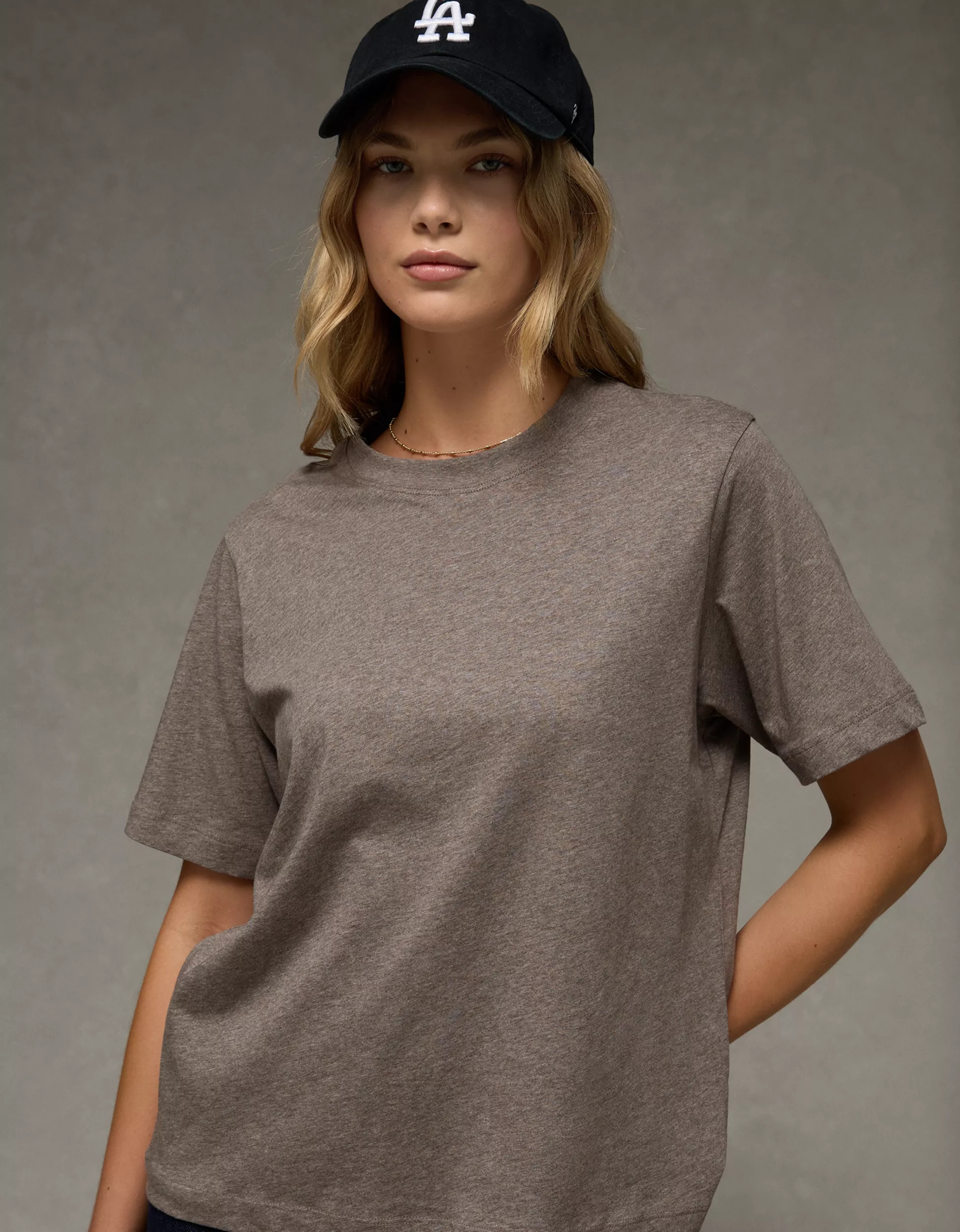 AE Everyday Luxe Relaxed T-Shirt | American Eagle Outfitters (US & CA)