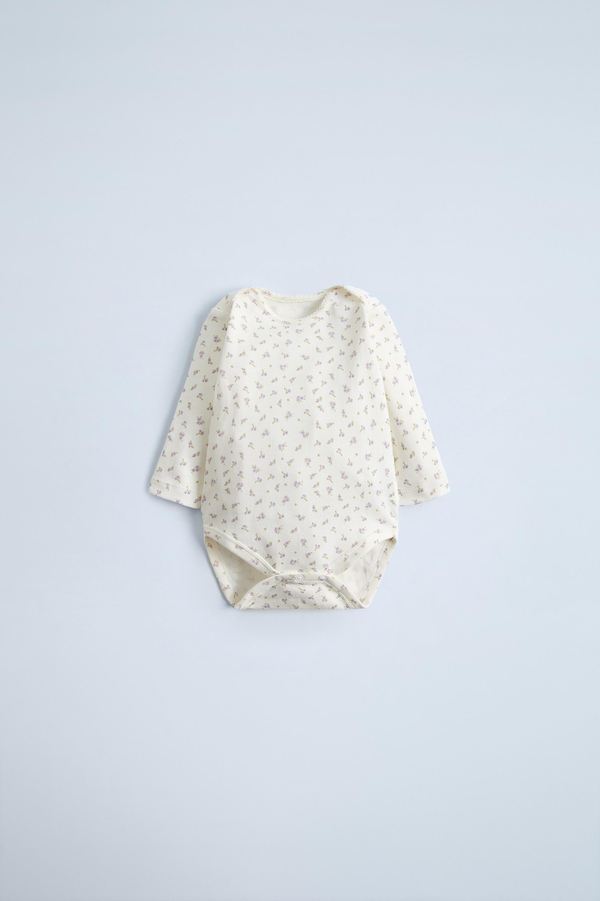 FIVE PACK OF FLORAL BODYSUITS | Zara US