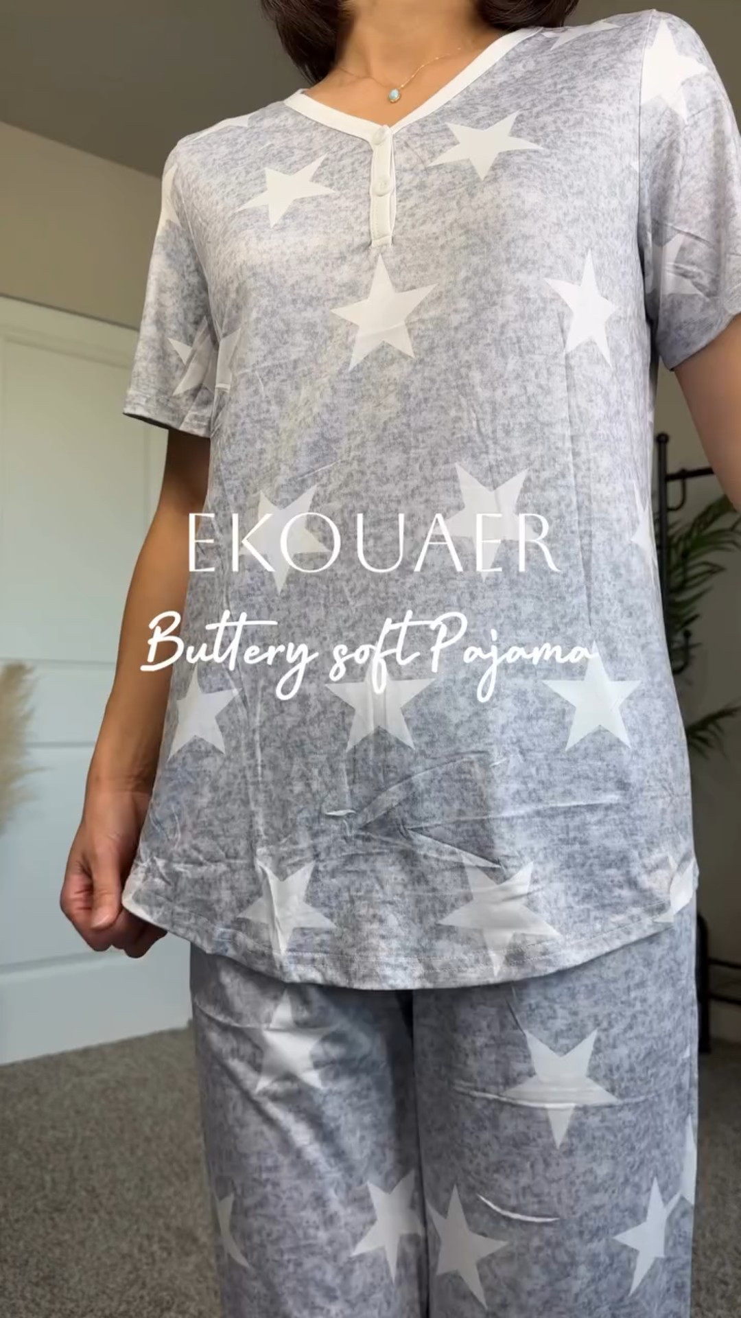✨ Starry nights, cozy vibes ✨ 
Nothing beats this soft, dreamy set!
Comfy pajama from @ekouaerofficial 🌙💫
It’s only $19 right now!

Comment “shop” for the link or check my bio!⭐️⭐️

#EKOUAER #EKOUAERpajamas