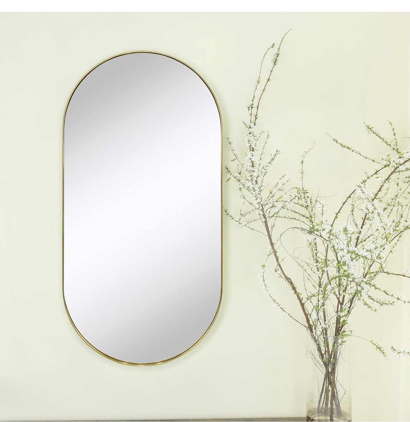 Capsule Design: Modern and Sleek, Simple yet elegant. This mid-century oval mirror is framed in a capsule design hand crafted with multiple finishes, coming with a 1 inch depth frame which is extremely minimalist and able to greatly live up your space. Easily enhance the beauty of your any rooms.

#LTKHome #LTKSaleAlert #LTKvlog