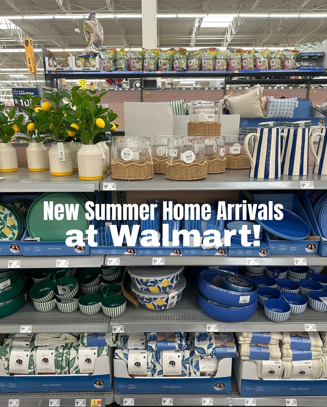 This new line of summer home pieces from Walmart is so cheerful, colorful, and super affordable! Loving all the citrus accents. 

#walmart #walmarthome #walmartfinds #summerdining #summertime