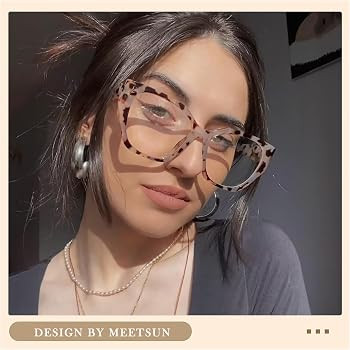 MEETSUN Blue Light Blocking Glasses for Women Cateye Vintage Square Computer Gaming Glasses UV400 | Amazon (US)