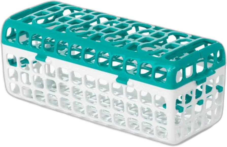 OXO Tot Dishwasher Basket for Bottle Parts & Accessories, Teal | Amazon (US)