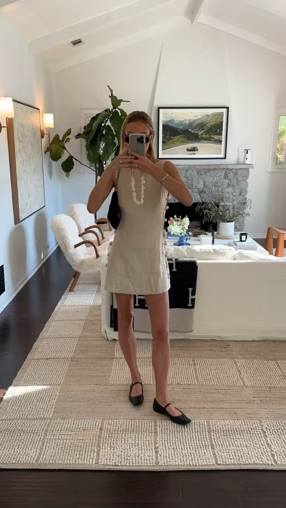 bright blue linen dress Light Blue Linen Midi Dress – Handmade Fit & Flare for Garden Parties &  Weddings main image 1