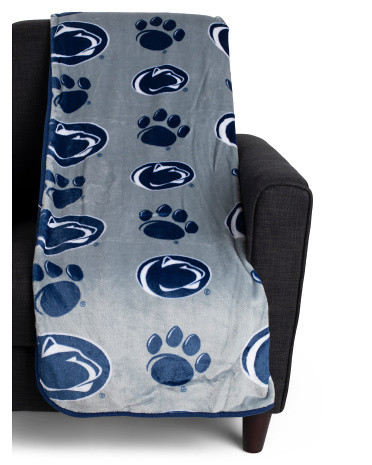 Ncaa Logo Ultra Cozy Oversized Throw Blanket For Men, Polyester | TJ Maxx