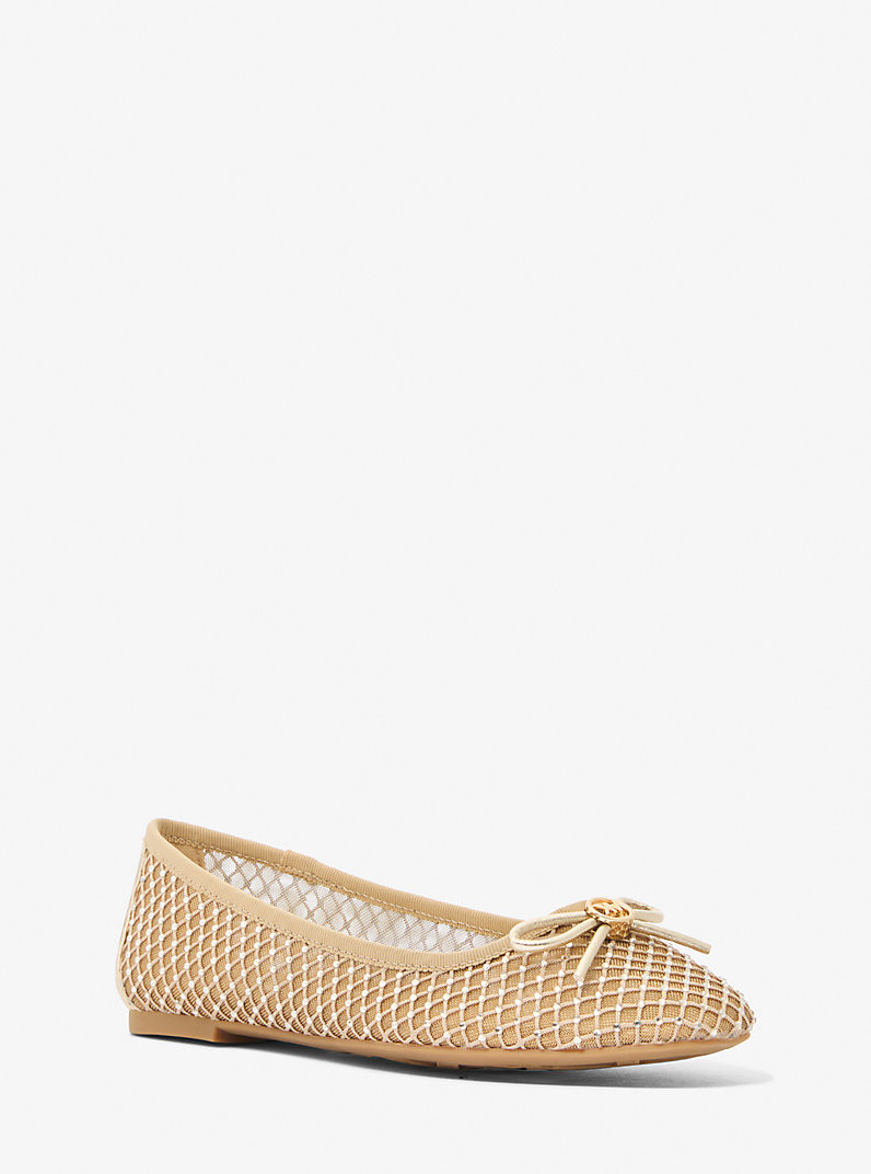 Savannah Embellished Mesh Ballet Flat | Michael Kors US