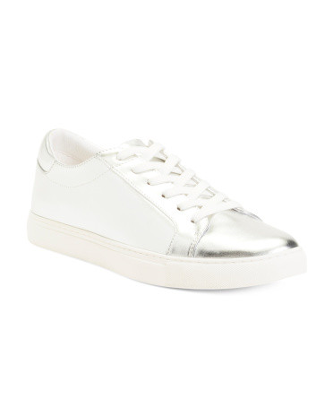 Kam Metallic Lace Up Sneakers | TJ Maxx