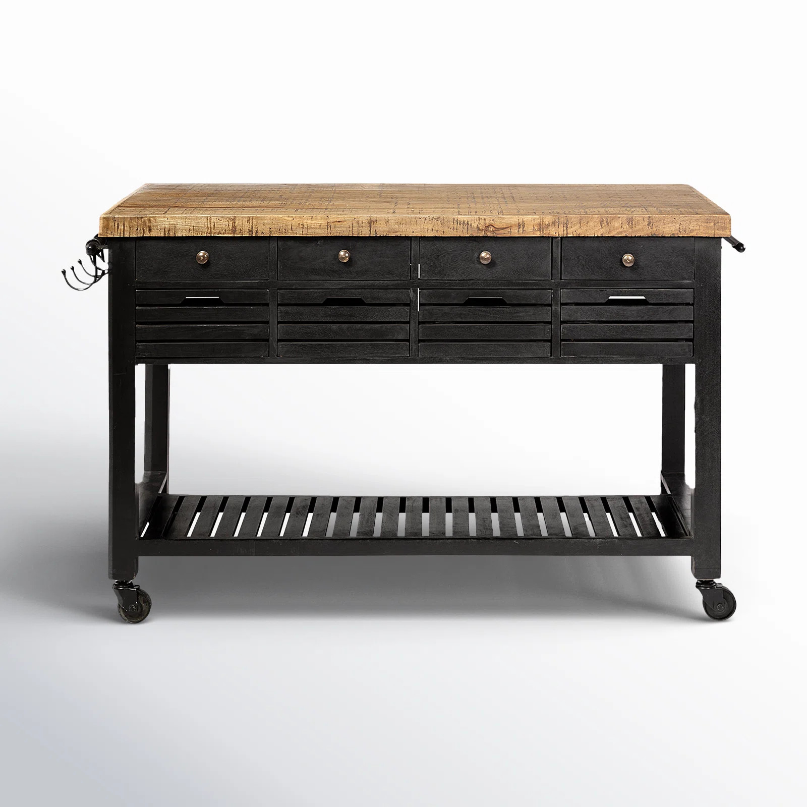 Glenwood Solid Wood Kitchen Island | Wayfair North America