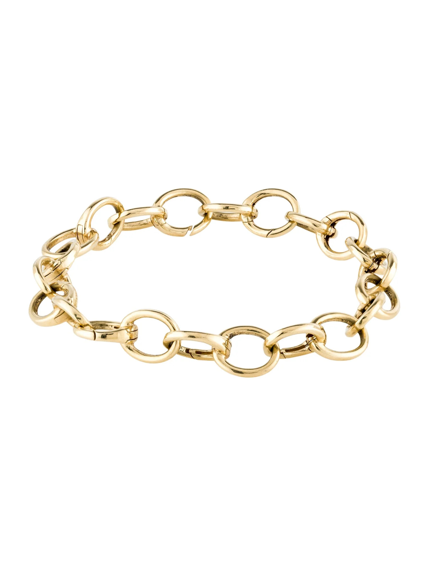 Tiffany & Co. 18K Oval Clasping Link Bracelet - Link, Bracelets - TIF355024 | The RealReal | The RealReal