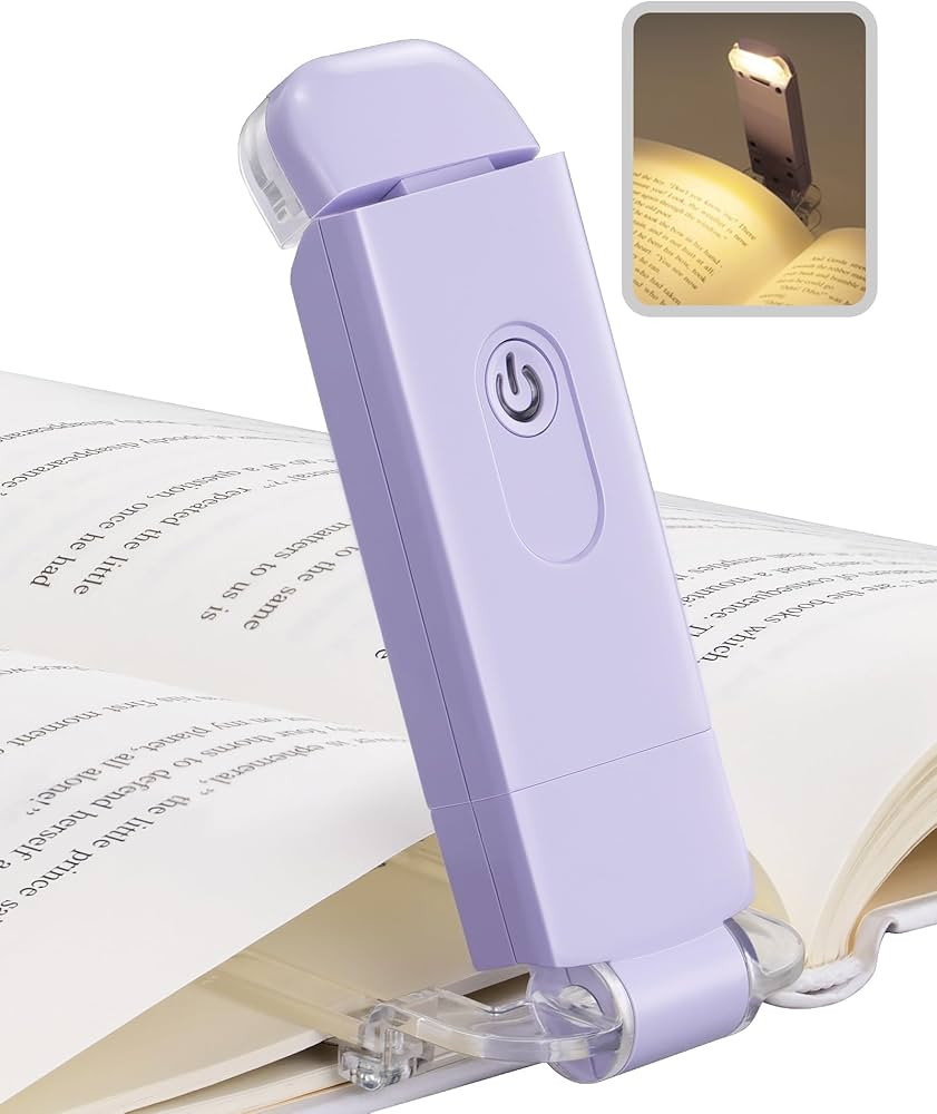 DEWENWILS USB Rechargeable Book Light for Reading in Bed, Clip-on LED Reading Lamps Portable Book... | Amazon (US)