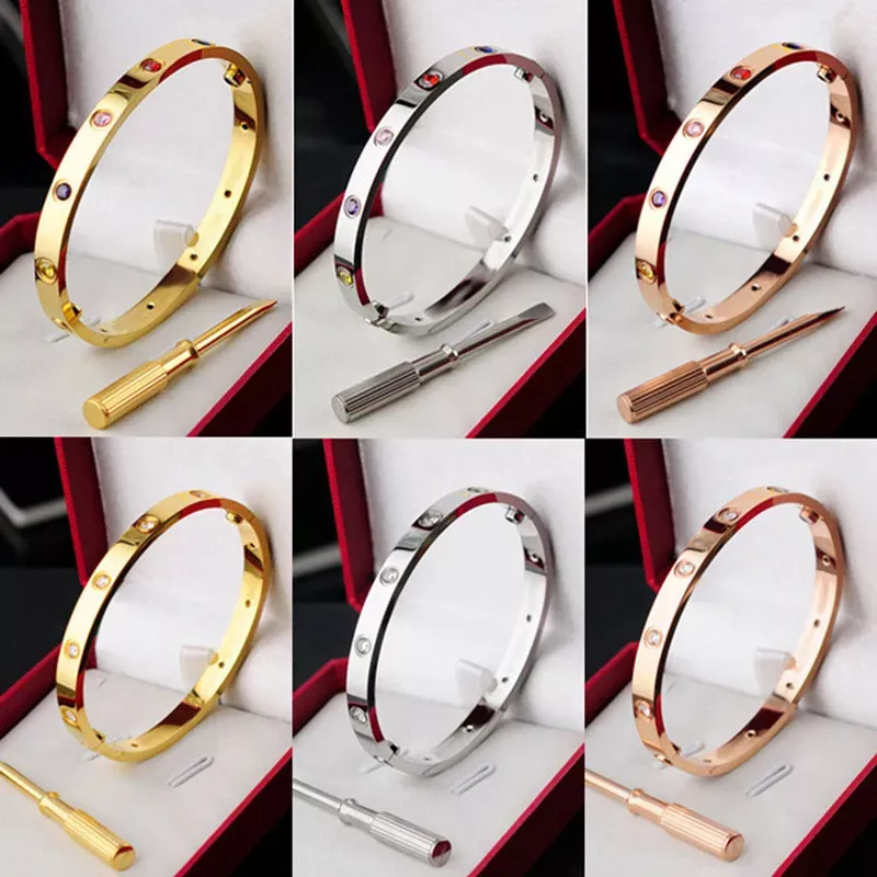 Auth Louis Vuitton LV Confidential Bangle Bracelet Pink/Goldtone Metal -  e53933a