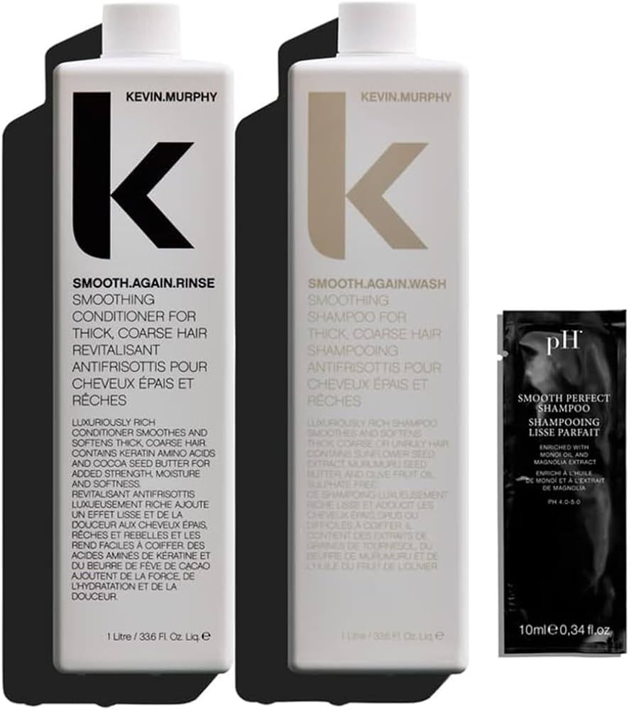 KEVIN MURPHY Smooth Again Wash and Rinse 33.6fl oz duo With pH Labs Smooth Perfect Shampoo 10ml | Amazon (US)