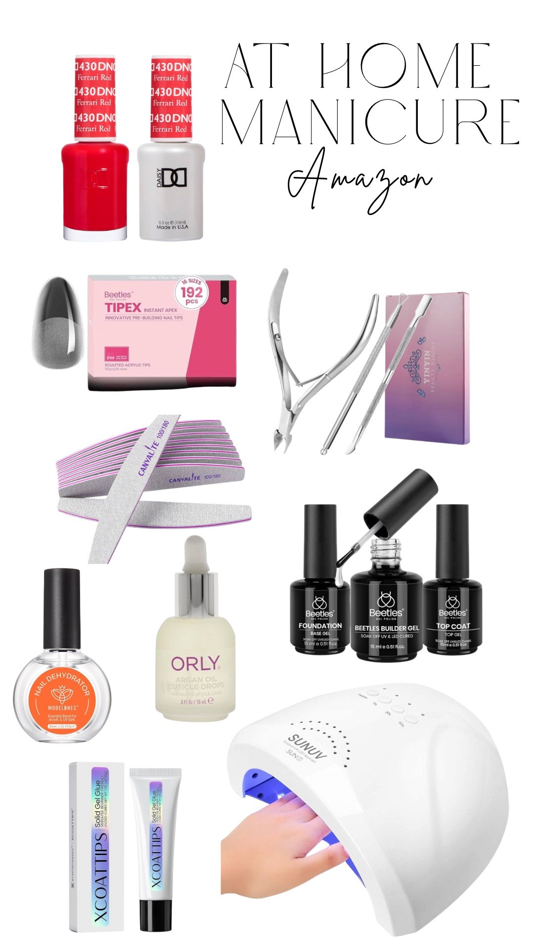 Here is everything I used for my at home manicure! 

#LTKBeauty