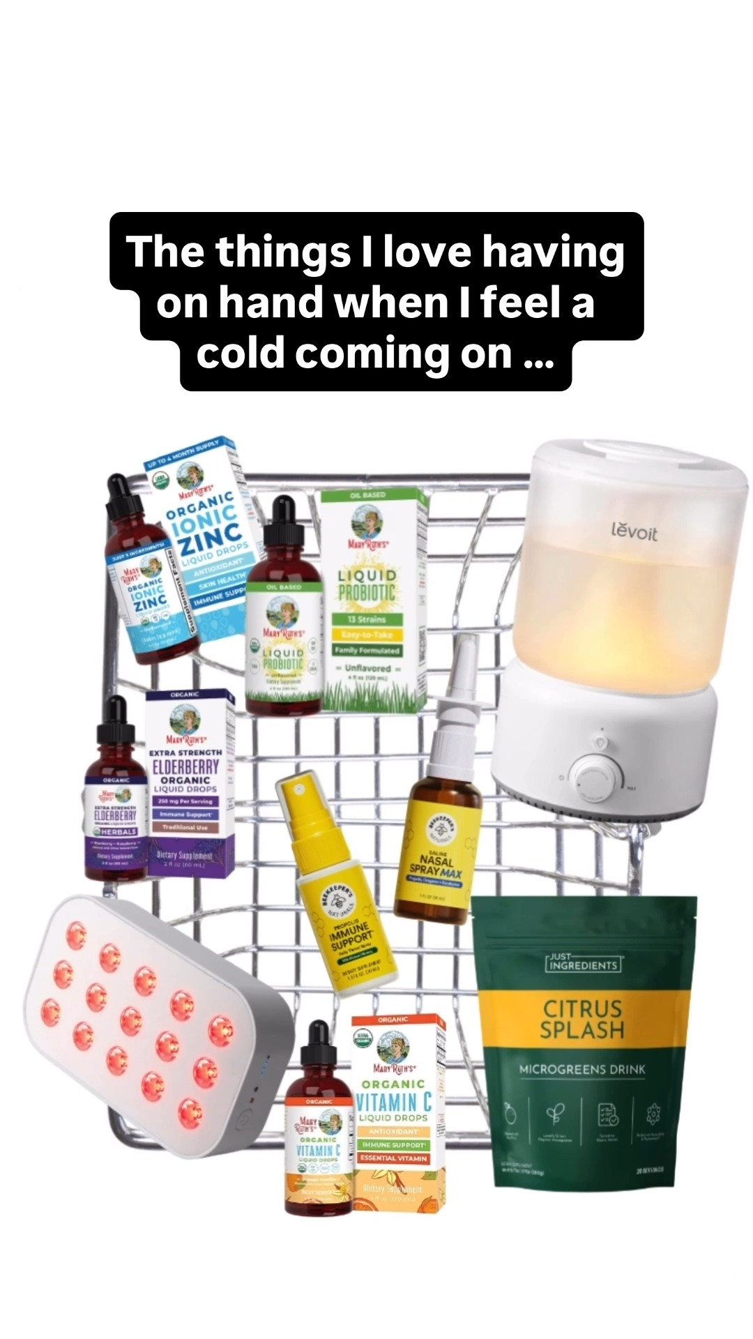 The things in immune rescue kit at home. I implement all these things the MINUTE I feel something coming on and I swear they help!! Use the code MROFORMEGMILES for a discount on any @maryruthorganics products and the code MEG to get a discount on any @justingredients products!

#LTKgrwm #LTKmomlife #LTKselfcare
