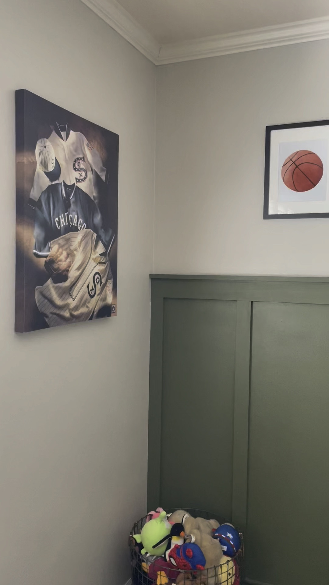 Sharing some boy room inspo today! I feel like I share this space more than my other son’s and it’s strictly because it feels more “complete”. E collects all the things and there are so many personal touches, like the Terrible Towel from when I gifted my husband Steelers tickets, the old White Sox canvas and NBA pillowcase that used to be my husband’s. My oldest is sports obsessed and I love how this room is such a representation of that  

#LTKkids #LTKstyletip #LTKhome