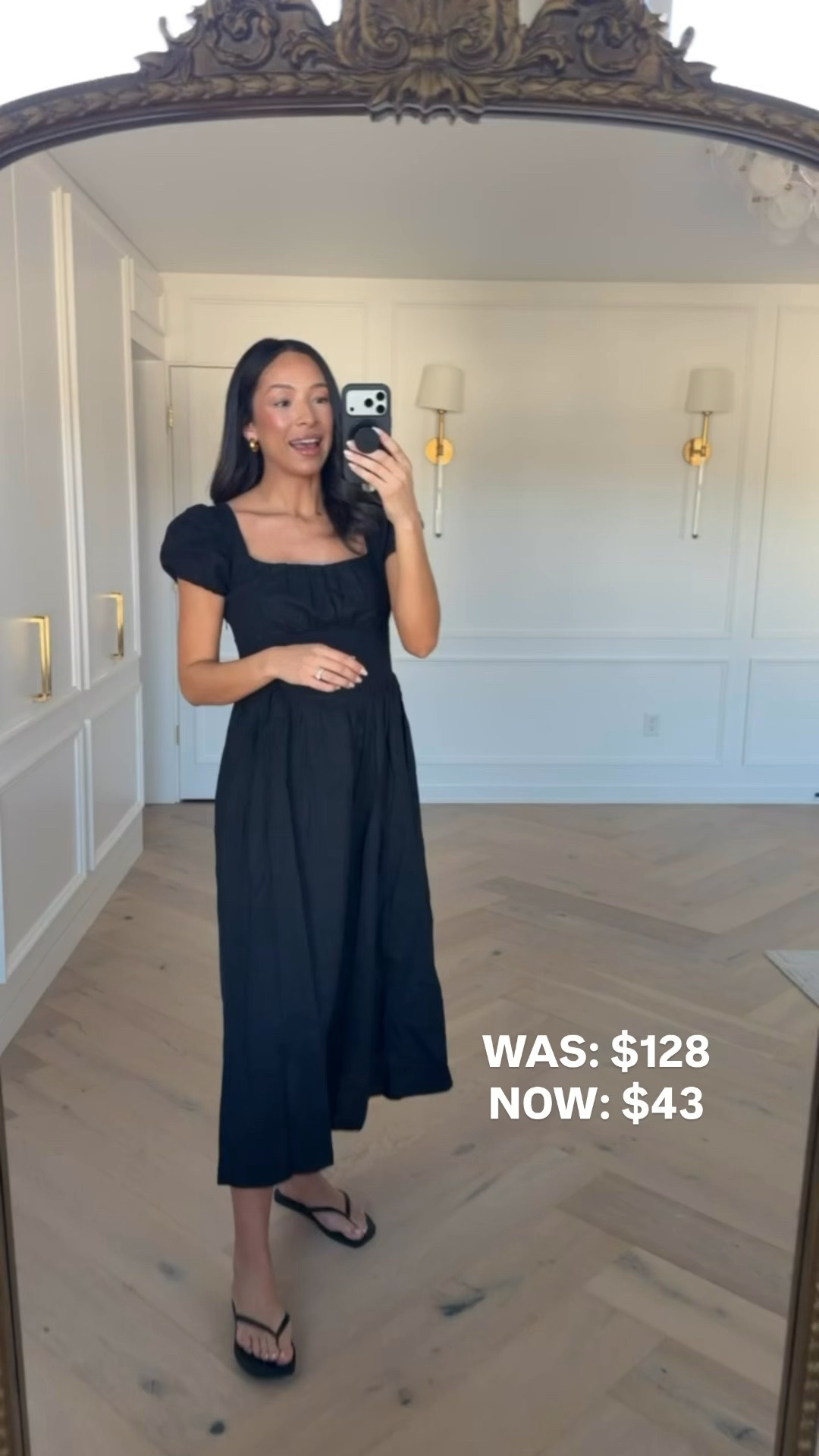 Black maxi dress is 60% OFF + 15% OFF in the Gap app!! Wearing size S linen maxi dress 🖤 So flattering, has pockets, and is lined! Comes in white, red and gingham too! 

summer dress, summer dresses, vacation outfit, mom outfit, weekend outfit, postpartum outfit, black dress, linen dress, dinner outfit, date night outfit, gap sale

#LTKSaleAlert #LTKSeasonal #LTKmomlife