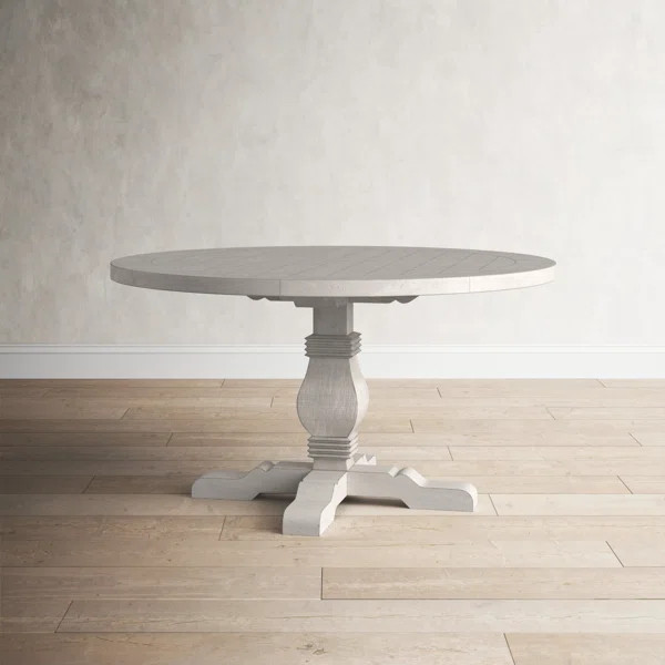 Kinston Pine Solid Wood Pedestal Dining Table | Wayfair Professional