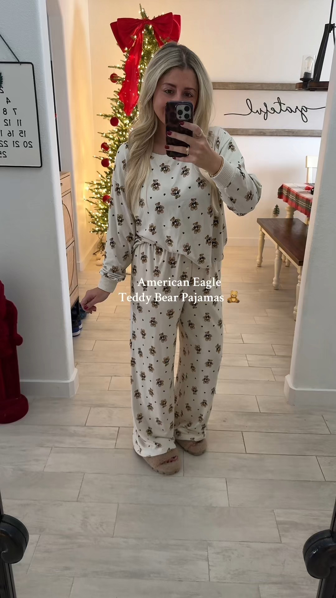 Teddy pajama set on sale 
Size m
Ugg slippers tts

#LTKGiftGuide #LTKSaleAlert #LTKFindsUnder100