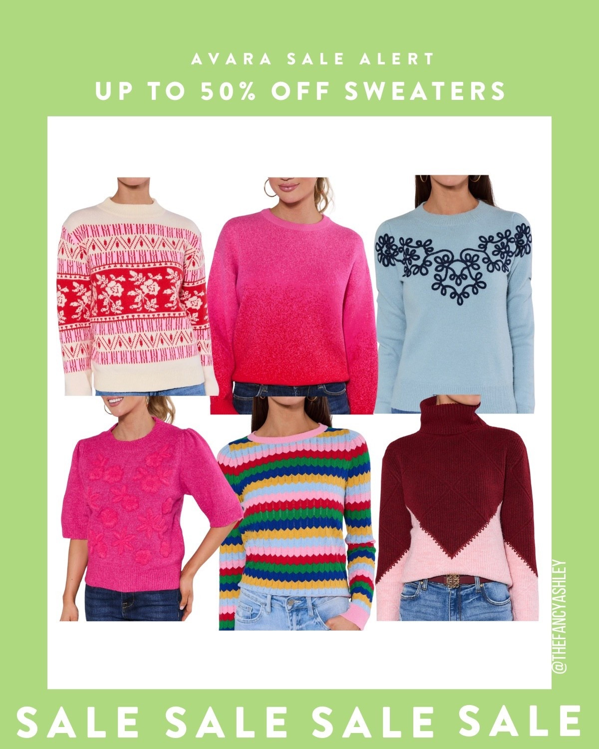 Sale alert - Avara sweaters up to 50% off! Stock up for winter because these are so good. Pair with jeans or skirts - love these cute designs and patterns. Run, don't walk! #CozySweaters #WinterWardrobe #SaleAlert 

#LTKSeasonal #LTKSaleAlert #LTKFindsUnder100
