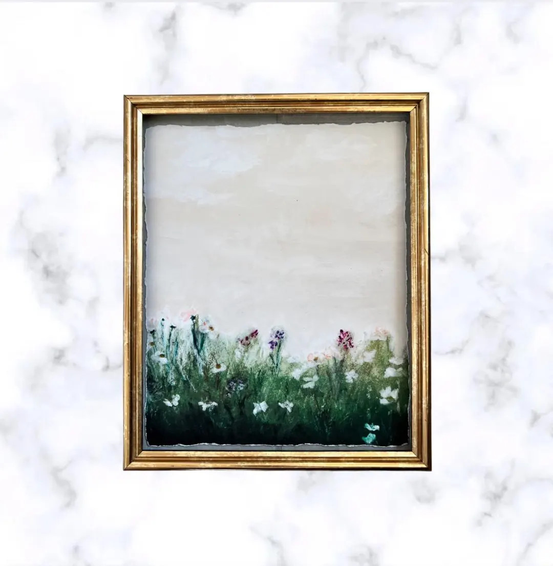 MISTY MORNING Cottagecore Print Floral Art Print Kitchen Art Farmhouse Art Nursery Art Floral Fie... | Etsy (US)