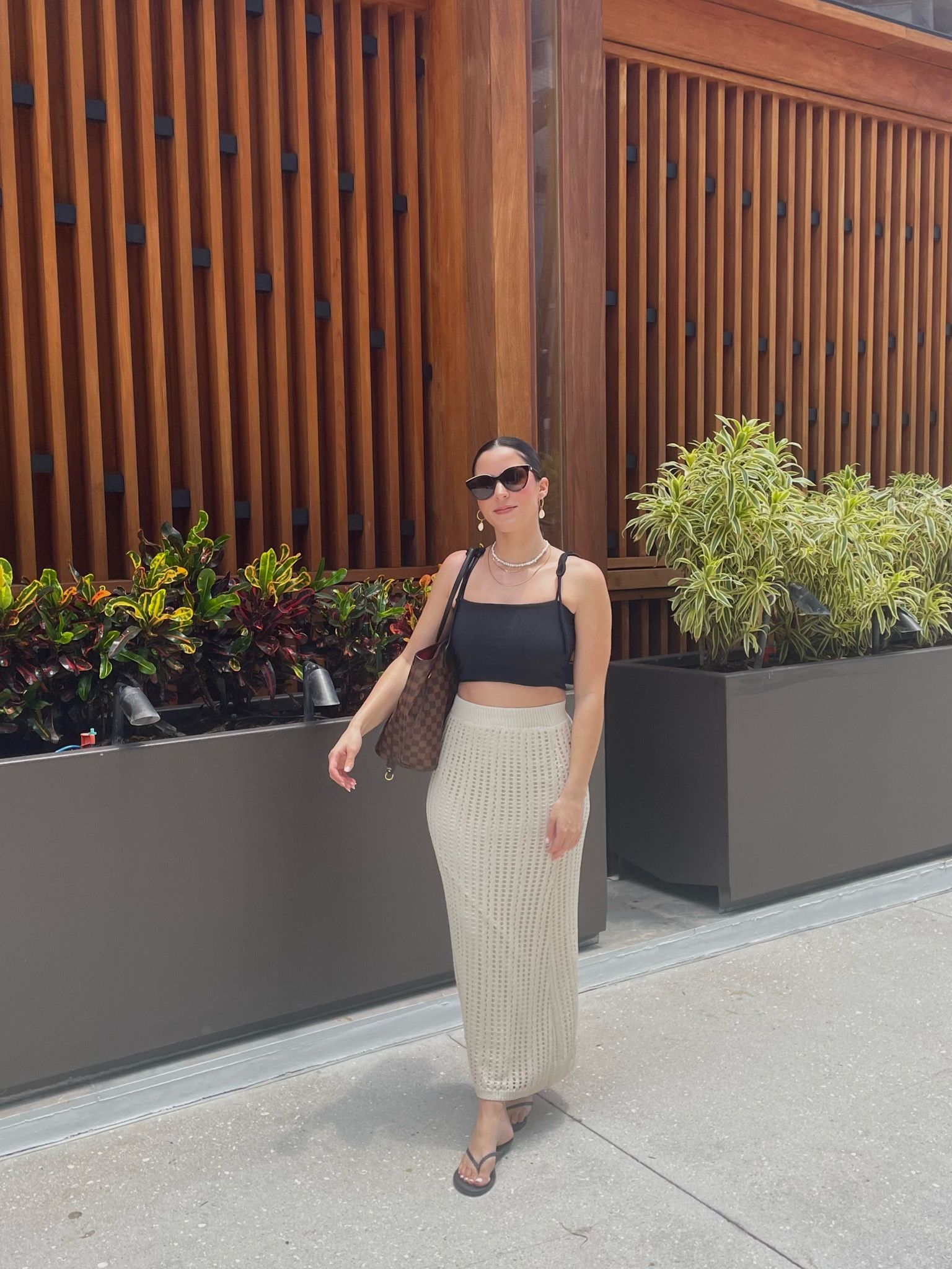 Simple Miami Beach fit 🖤 

Top is Maheli Heli “The Laura Crop"
I’m wearing size 2 in the skirt! 

#LTKSeasonal #LTKcurves #LTKunder100