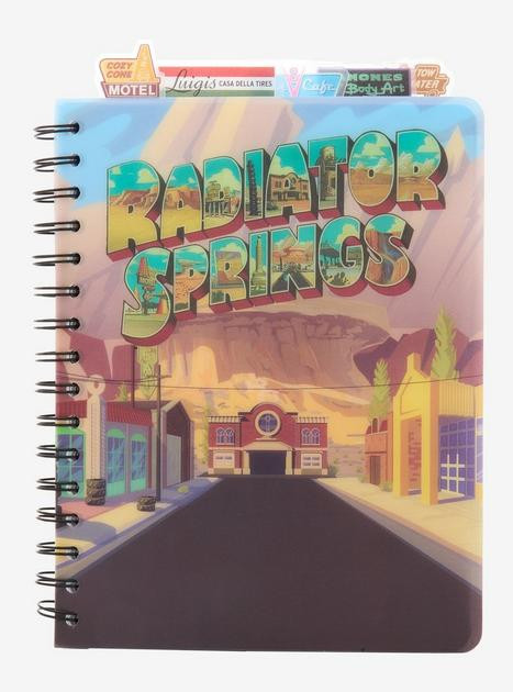 Disney Pixar Cars Radiator Springs Tab Journal — BoxLunch Exclusive | BoxLunch