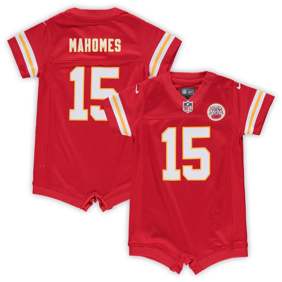 Patrick Mahomes Kansas City Chiefs Nike Infant Romper Jersey - Red | Fanatics