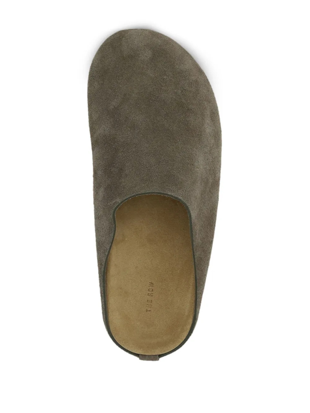 The Row Hugo Suede Slippers | Brown | FARFETCH | Farfetch Global