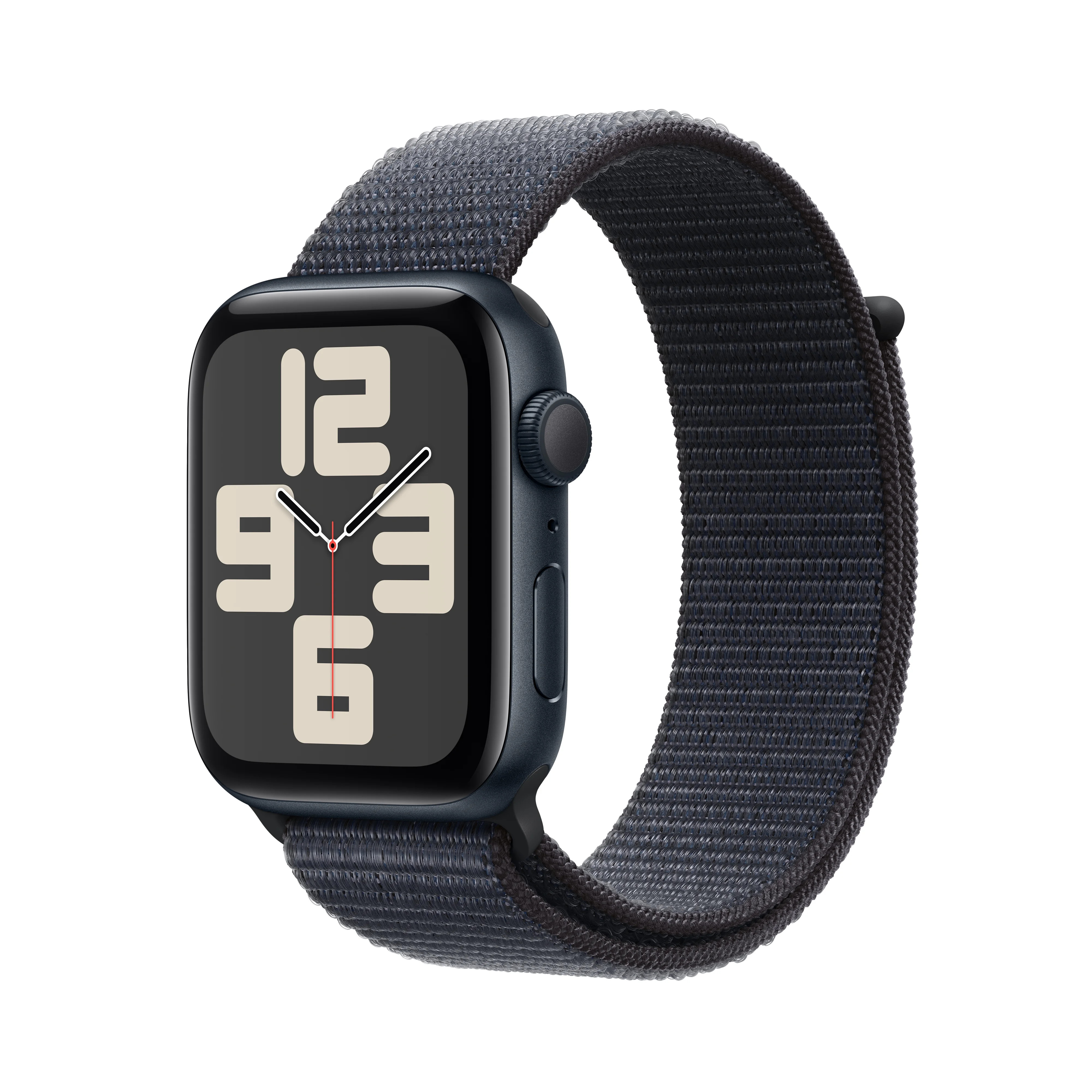 Apple Watch SE (2nd Gen) [GPS 44mm] Smartwatch with Midnight Aluminum Case with Ink Sport Loop | Walmart (US)