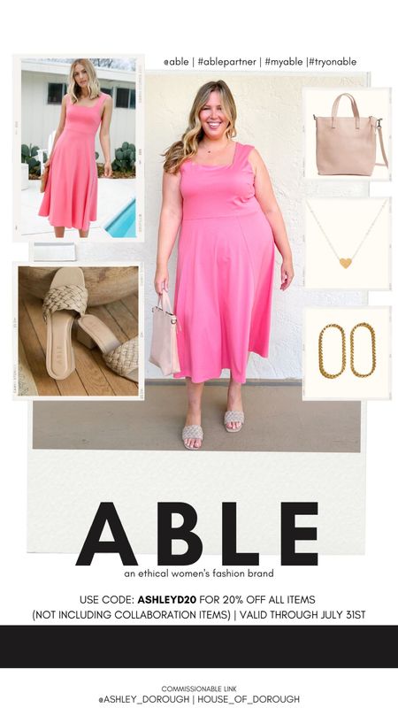 Able has so many cute and classic plus size pieces for spring and summer! This brand carries sizes XXS-3X, I’m wearing a 2X/20 in these pieces but I could probably do the 1X/18. Use code ASHLEYD20 for 20% off all items (not including collaboration items) until July 31st! 

#LTKSeasonal #LTKsalealert #LTKcurves