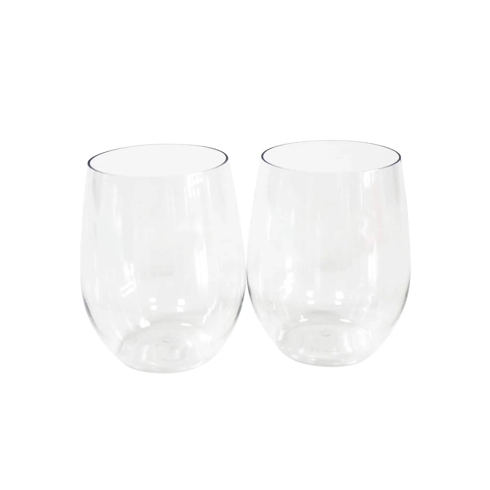 MICHAELS 12oz. Clear Plastic Stemless Wine Glasses by Celebrate It™, 20ct. | Walmart (US)