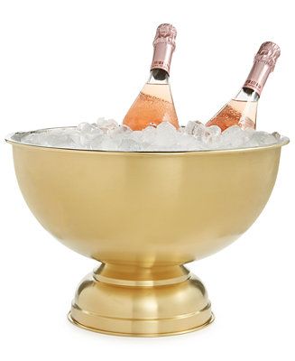 Martha Stewart Collection Gold-Tone Party Bucket, Created for Macy's & Reviews - Bar & Wine  - Di... | Macys (US)