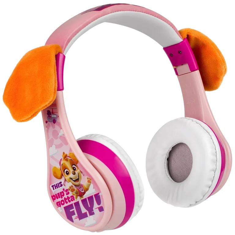 eKids Paw Patrol Skye Bluetooth Headphones, Wireless Headphones for Kids | Walmart (US)