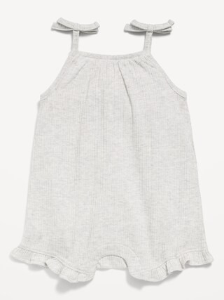 Sleeveless Tie-Strap One-Piece Romper for Baby | Old Navy (CA)