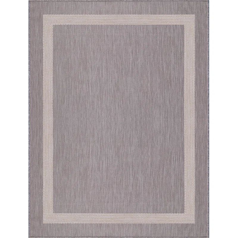 Akel Gray Indoor/Outdoor Rug | Wayfair North America