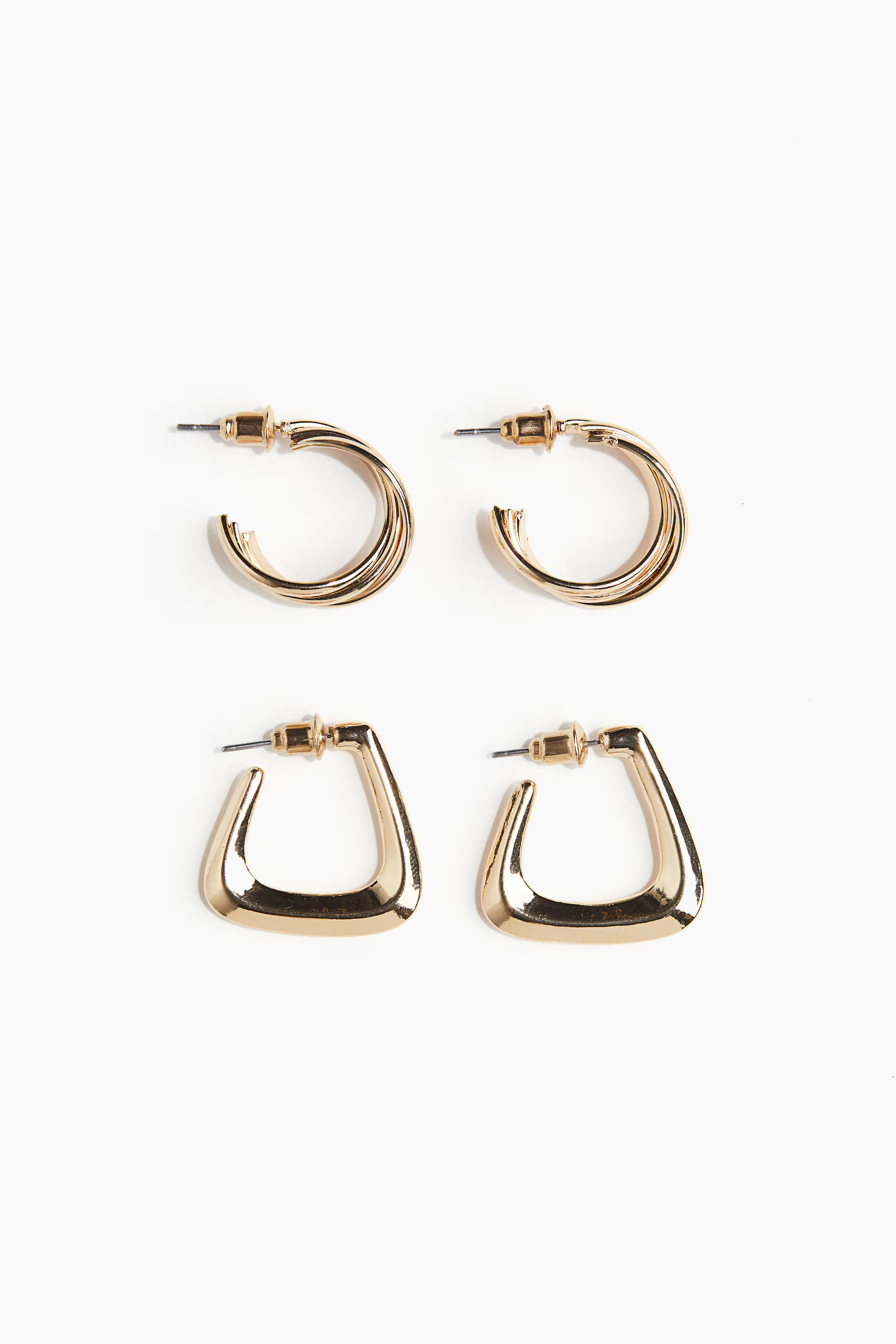 2 Pairs Hoop Earrings | H&M (US + CA)