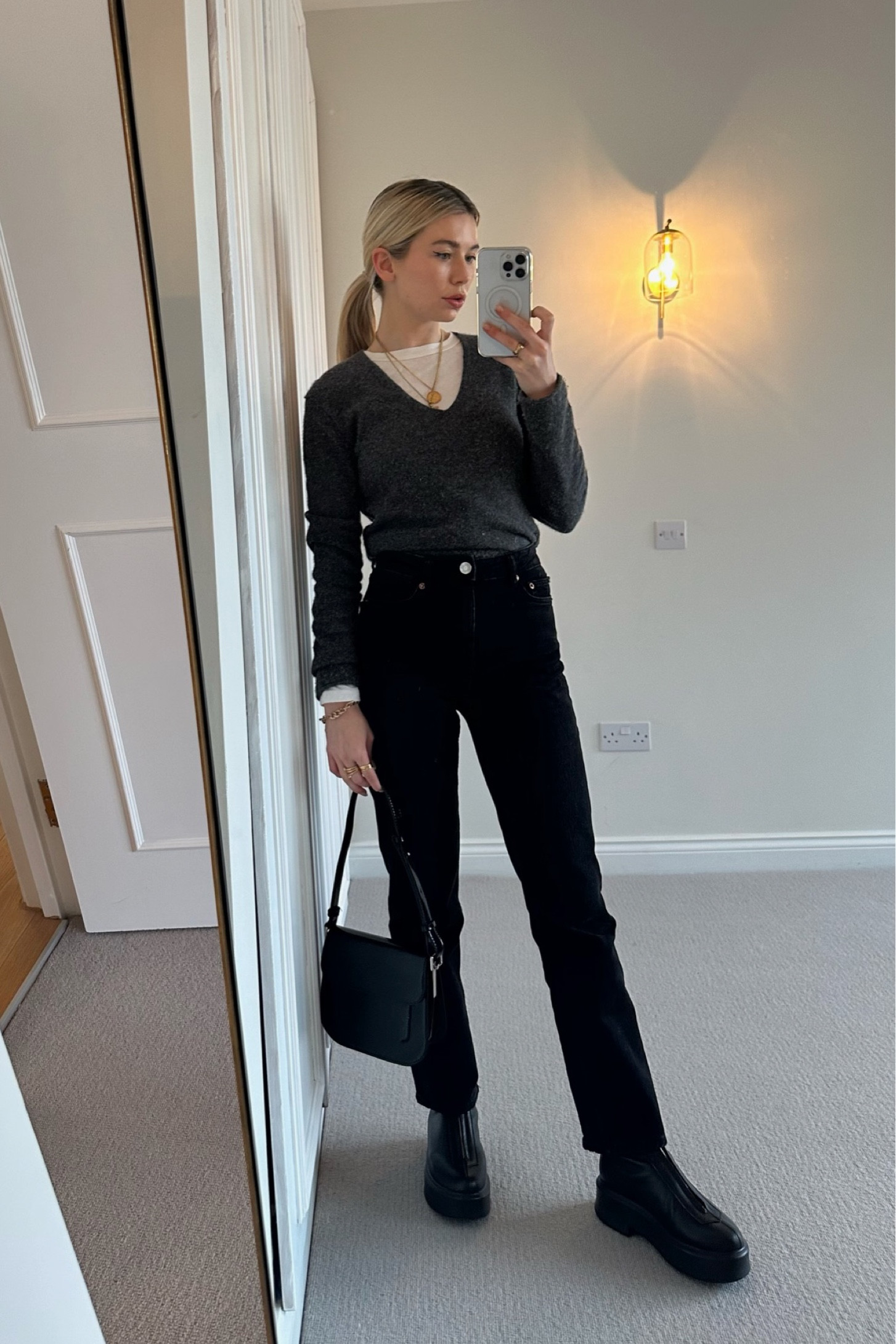 OOTD ✨ going sleek and chic today 🖤

#LTKFind #LTKU #LTKSeasonal