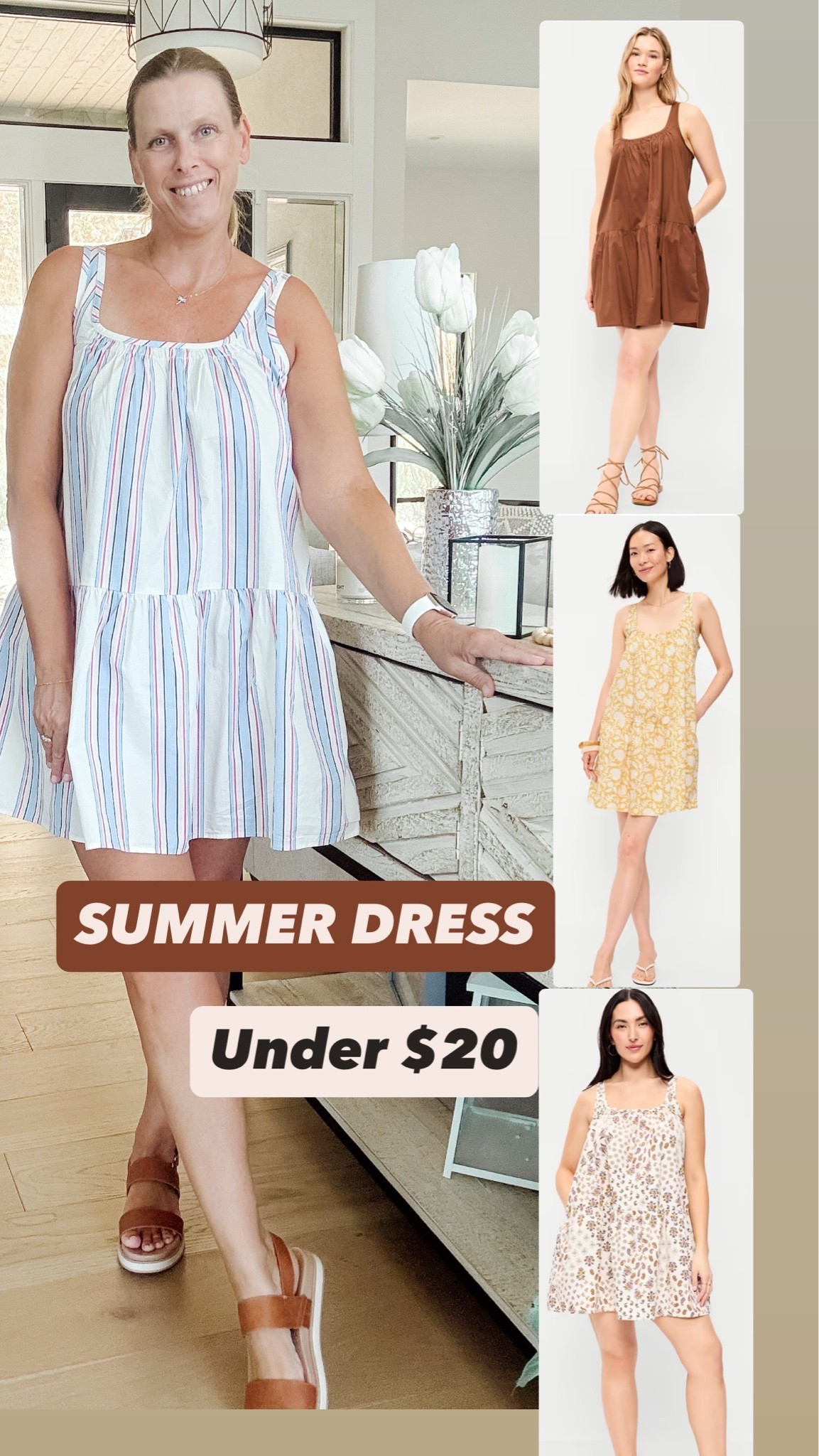 Most worn summer dress

Fits oversized, I’m wearing the regular length but also comes in TALL

Summer dress, summer fashion, swing dress, old navy dress, striped dress

#LTKsummer #LTKdresses #LTKstyletip