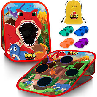 Dino Frenzy | 2-in-1 Corn Hole Games for Kids | 5-Second Setup | Bean Bag Toss Game for Kids | Ki... | Macy's
