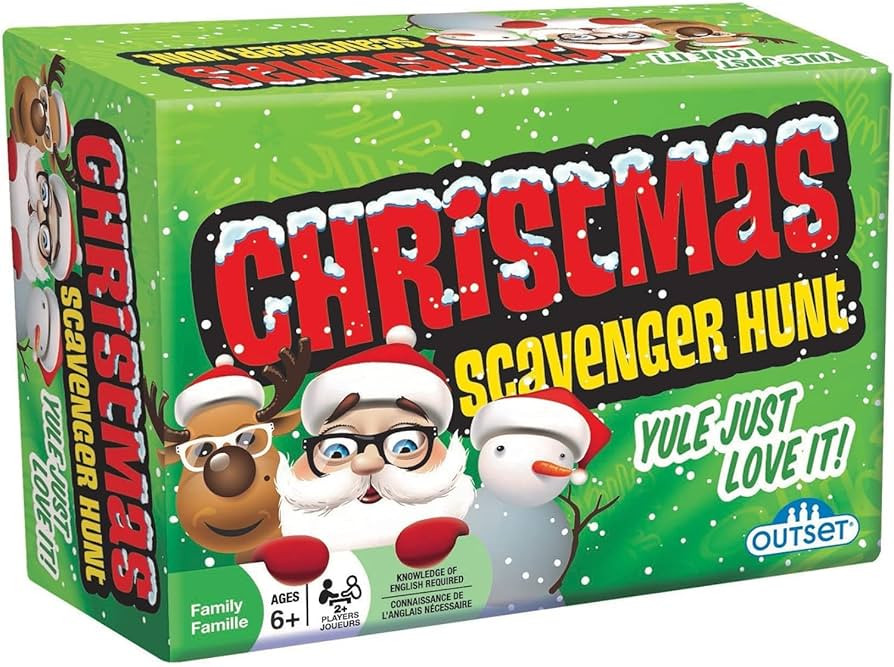 Outset Media Christmas Scavenger Hunt Game - Includes 220 Cards with Holiday Themed Objects Found... | Amazon (US)