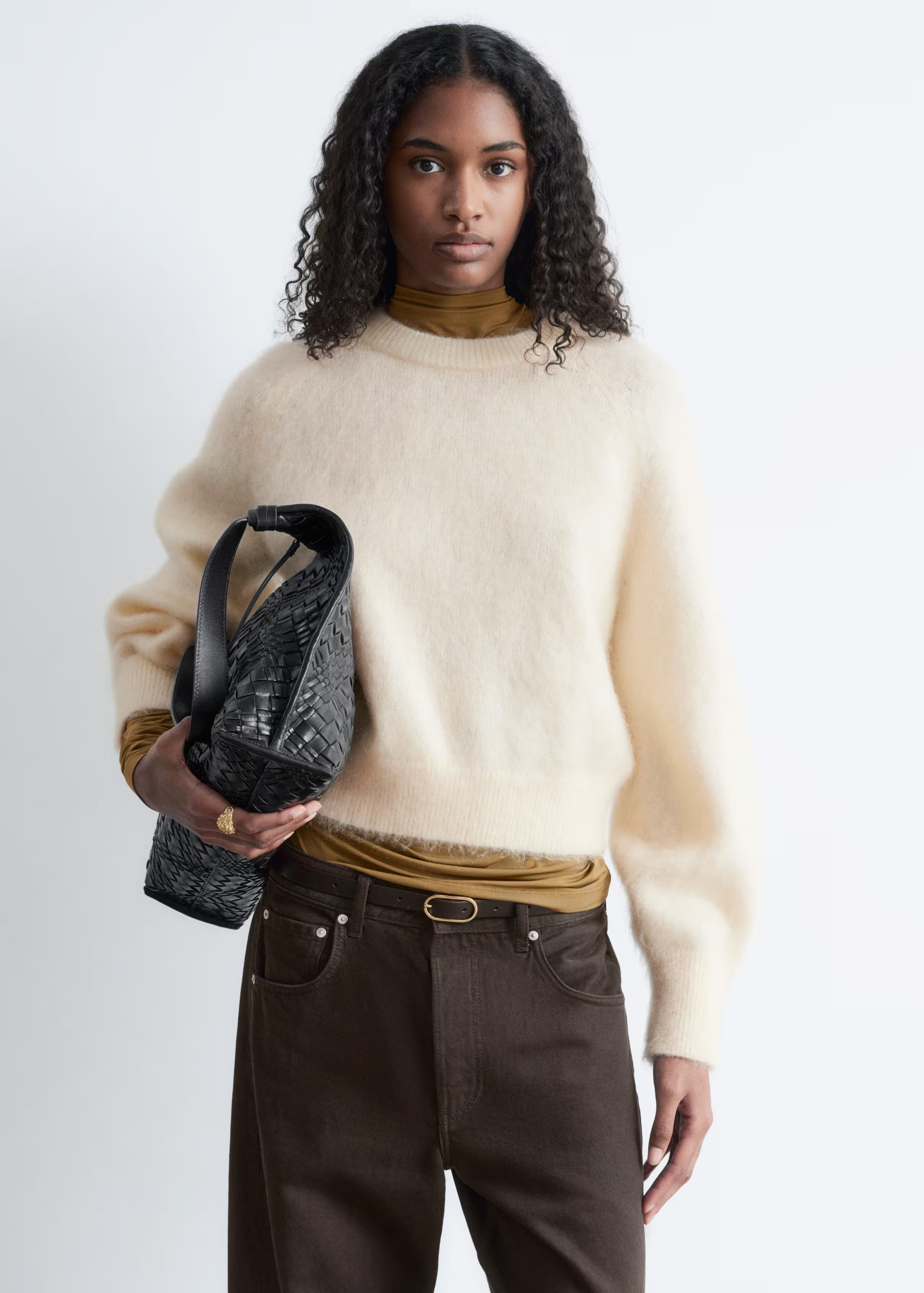 Mohair-Blend Balloon-Sleeve Jumper | & Other Stories UK