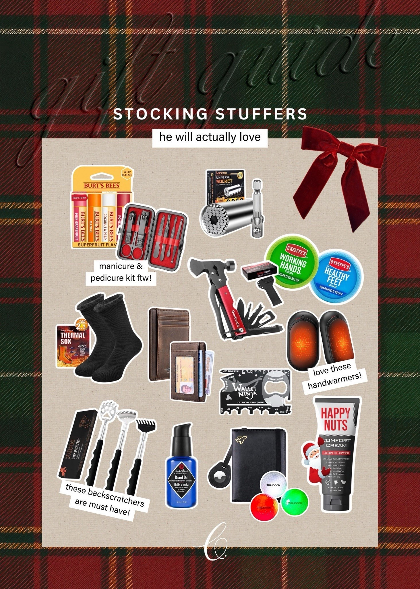  stocking stuffers for him that he will actually love! // stocking stuffers for him, stocking stuffers for husband, stocking stuffers for boyfriend, stocking stuffers for son, stocking stuffers for dad

#LTKSeasonal #LTKGiftGuide #LTKHoliday