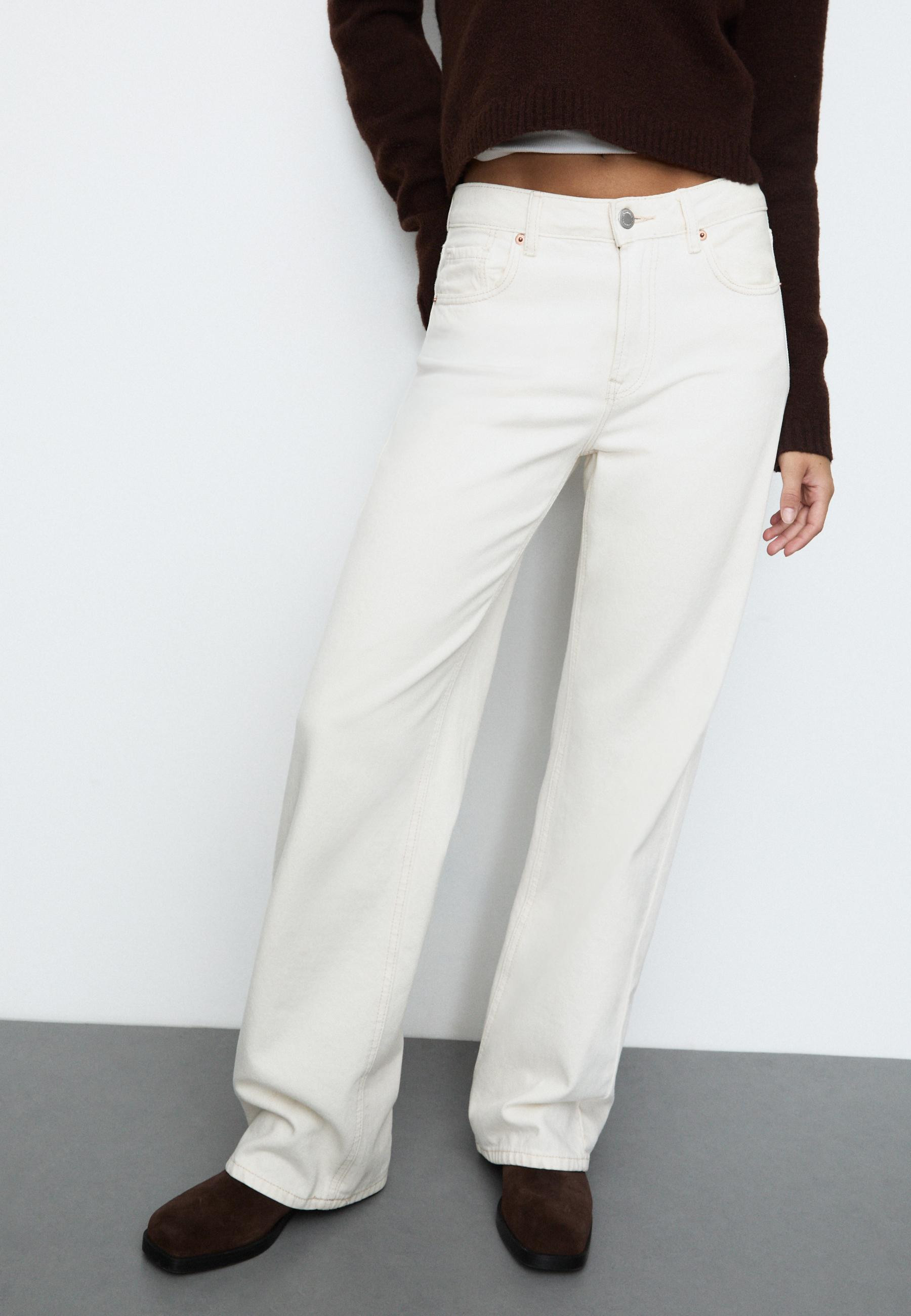 D92 Straight Wide Jeans - Women's fashion | Stradivarius United Kingdom | Stradivarius (UK)