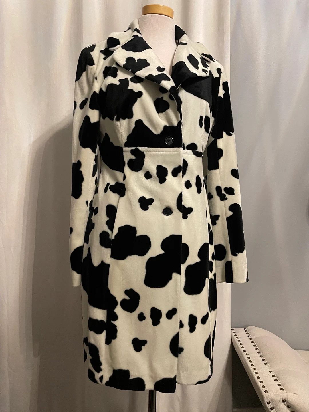 Vintage 90’s Faux Fur Coat - Etsy | Etsy (US)