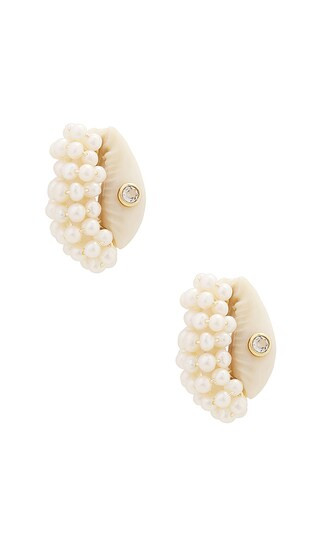 Congo Earrings in White | Revolve Clothing (Global)