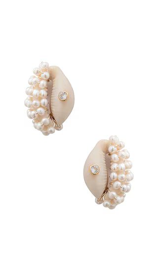 Congo Earrings in White | Revolve Clothing (Global)