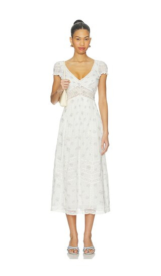 LoveShackFancy Suvi Dress in White. - size XS | Revolve Clothing (Global)