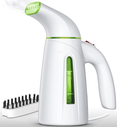 OGHom Steamer for Clothes,Portable Handheld Travel Steamer,300ml Large Capacity,950W,30 Second Fast Heat Up Garment Steamer (Light Green) | Amazon (US)
