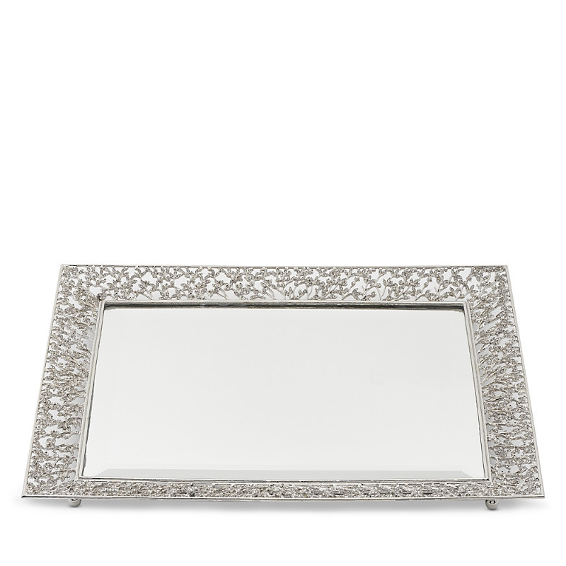 Olivia Riegel Silver Isadora Beveled Mirror Tray | Bloomingdale's (US)